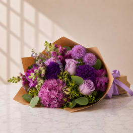 Purple Reign – Luxury Lavender Flower Bouquet (Same-Day Delivery Los Angeles)