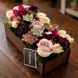 Venice Artisan Box Arrangement – Rustic Elegance with a Modern Twist