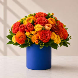 Sunset Stadium – Vibrant Sunset Flower Arrangement (Same-Day Delivery Los Angeles)