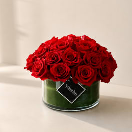Love & Devotion – Premium Red Rose Arrangement | Same-Day Flower Delivery Los Angeles