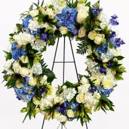 Serenity in Bloom Wreath