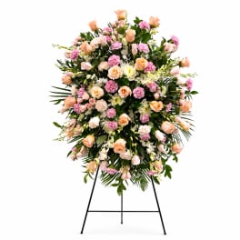 Blush Garden Tribute Standing Spray