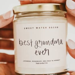 Best Grandma Ever 9 oz Soy Candle