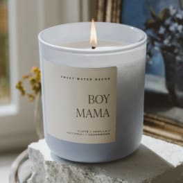 Boy Mama 15 oz Soy Candle, Matte Jar