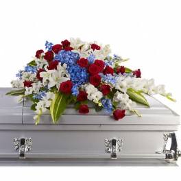 Distinguished Service Casket Spray