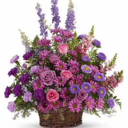 Gracious Lavender Basket