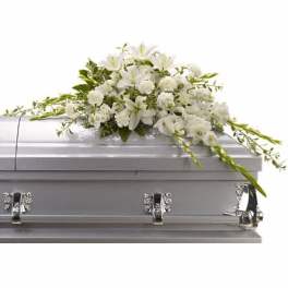 Bountiful Memories Casket Spray