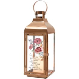 Carson Copper Lantern - 17.5'' Love Lives On