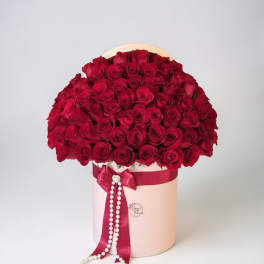 75 Red Roses Box