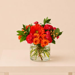 Sunset Rose Vase