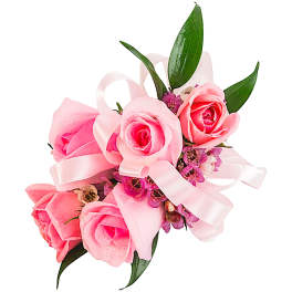 Pink Rose Corsage by BloomNation™
