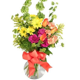 Superb Sunrise Vase Arrangement