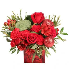 Scarlet Celebration Vase Arrangement