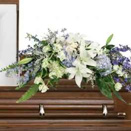 Angelic Embrace Casket Spray