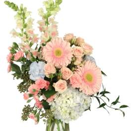 Blushing Horizon Flower Arrangement