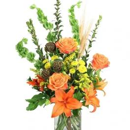 Vivid Sunset Floral Design