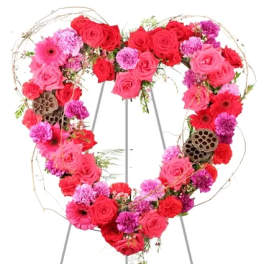 Heartfelt Array Standing Wreath