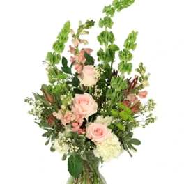 Peaceful Greens Flower Arrangement