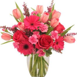 Sweet Pink Mystique Arrangement