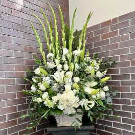 Large White Basket