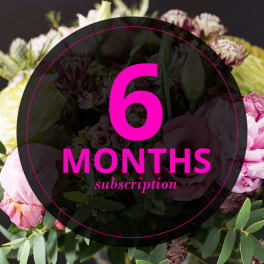 Monthly Flower Subscription - 6 Months