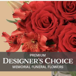 Premium Memorial Flowers Premium Designer's Choice