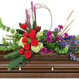 Restful Harmony Casket Spray