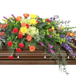 Heartfelt Rhapsody Casket Spray