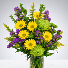 Sunshine & Lavender Garden Bouquet