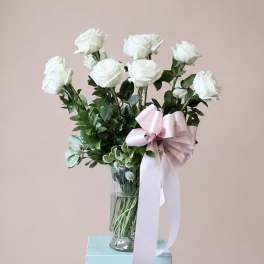 White Roses Bouquet