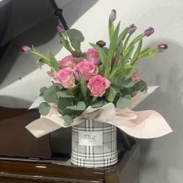 Roses and Tulips