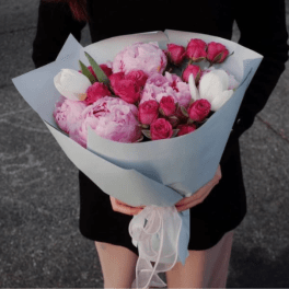 Macaron Peonies Dream - The sweetest way to brighten your lover’s day