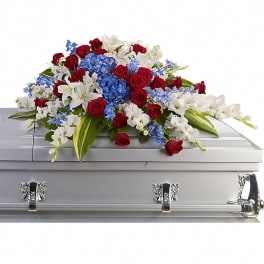 Distinguished Service Casket Spray