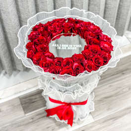 Forever Reflection- Mirror Rose Bouquet