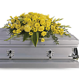 Graceful Grandeur Half Casket Cover