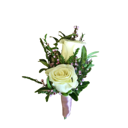 Boutonniere #5 2 Spray Rose Boutonniere