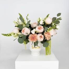 Garden Rose Arrangement - Please order at least 2 days in Advance