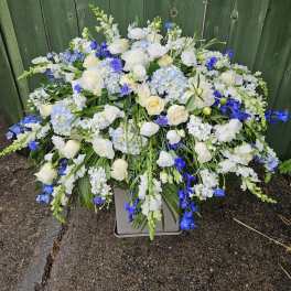 Ocean of Peace Casket Spray