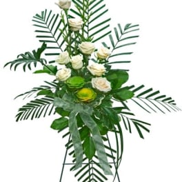 FUNERAL Sincere Devotion Standing Spray