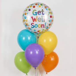 Small Get Well Balloon Bouquet
