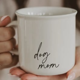 Dog Mom 11 oz Campfire Coffee Mug
