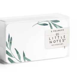 Box of Little Notes cards with a leafy design