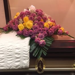 All Rose casket spray PREMIUM