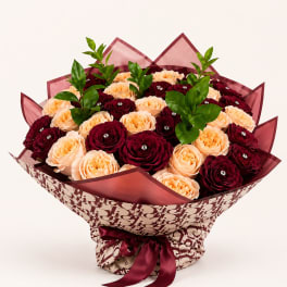 Beauty Rosy- 50 Roses