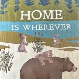Home Is Wherever Mom Is Magnet