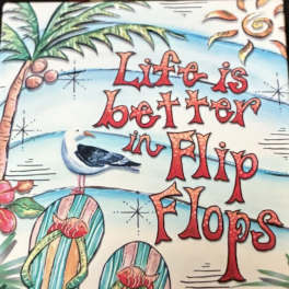 Life Is Better In Flip Flops Magnet