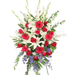 Patriotic Salute)Standing Spray