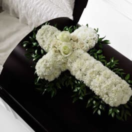Peaceful Memories Casket Spray