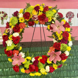 Multi color Wreath