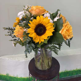 Sunny Glow Vase